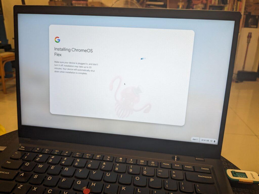 ChromeOS Flex on the Thinkpad X1 Carbon 6